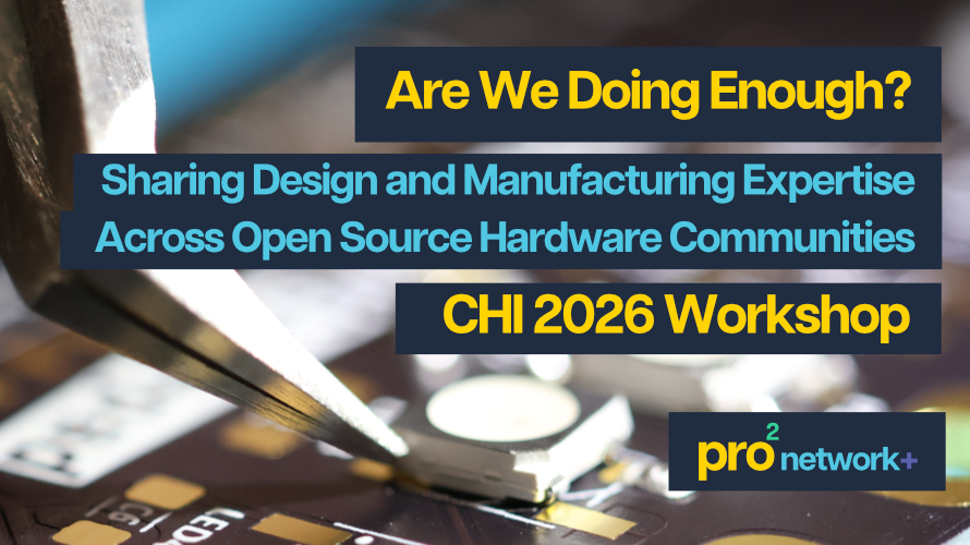 Pro² CHI Workshop